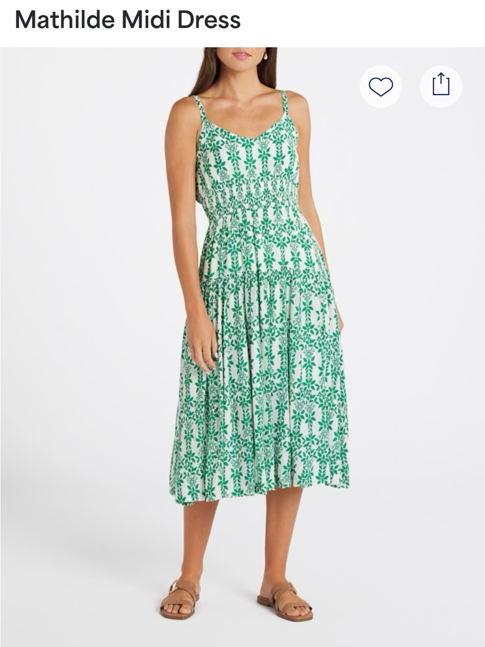 Skies are Blue Midi Dress